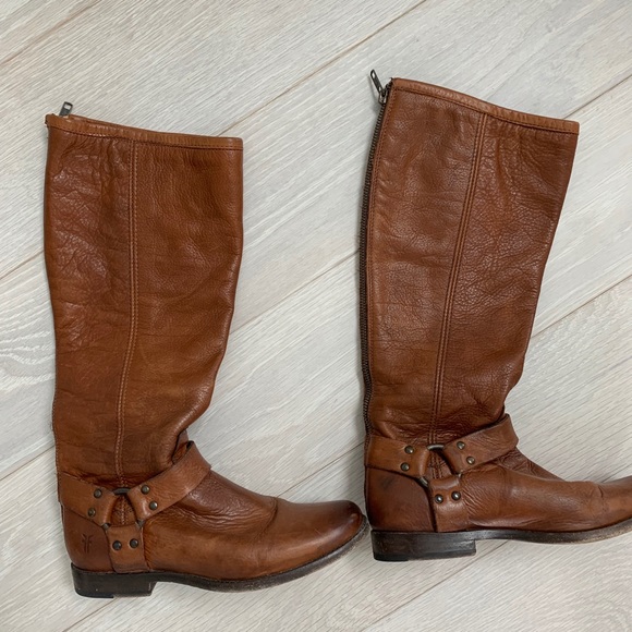 Frye Phillip Harness Tall Boots - Picture 2 of 4